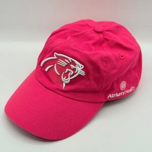 NFL Carolina Panthers Hot Pink Atrium Health Embroidered Baseball Cap Hat